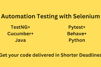 do web automation using selenium