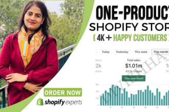 build a passive one product dropshipping shopify store shopify website