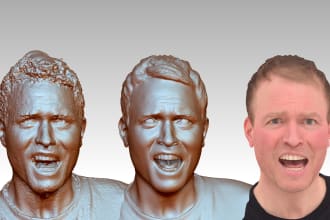 3d scan cleaning up into perfect 3d models