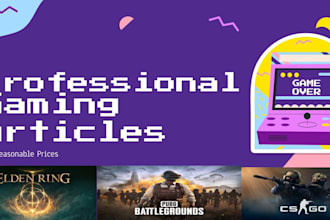 write SEO friendly gaming and tech blog posts