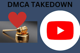 send dmca take down notices on youtube under dmca