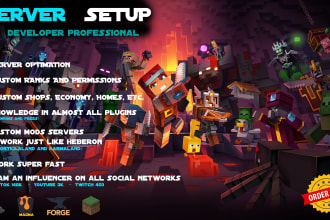 set up your professional minecraft server with plugins, fast