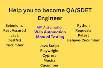 help you in QA engineer job or training with assignments and tasks
