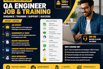 help you in QA engineer job or training with assignments and tasks