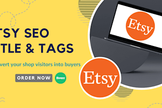optimize your etsy SEO by writing etsy titles and tags for ranking