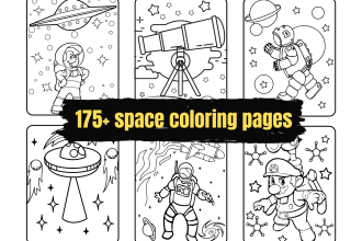 send high quality space coloring pages for kids