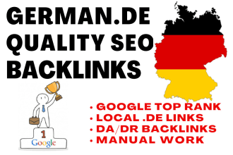 make 20 german backlinks germany high da white hat dofollow SEO link building