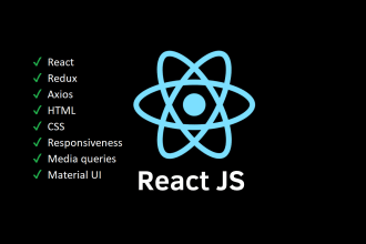 develop react web application