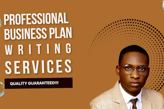 write a business plan for startups and businesses