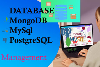 develop and manage mysql and mongodb databases