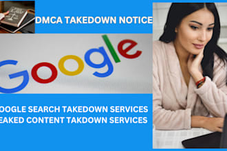 takedown content from google, onlyfans, under dmca