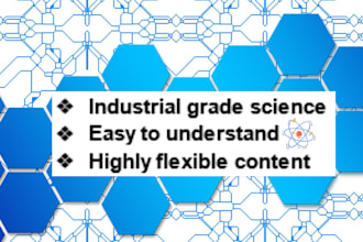 do any scientific content writing