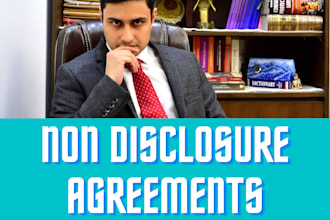 draft non disclosure agreement for you