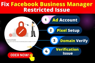 create or fix any facebook business manager issues for you