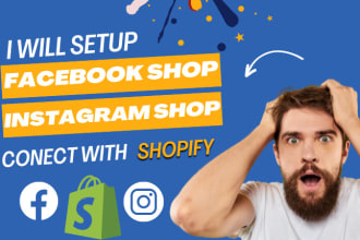 setup up fix and approved facebook shop and instagram shop