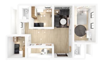 render 2d or 3d floor plan