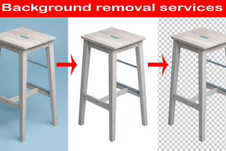 do any background removal product retouching  photo editing adobe photoshop