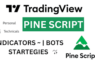 make tradingview indicator and pinescript trading bot