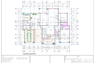 design architecture 2d and 3d floor plan for a real estate
