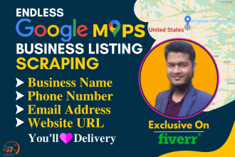 scrape google maps for business leads with email addresses
