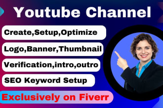 create and setup youtube channel and video upload