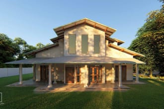 do 3d exterior and interior design with realistic rendering