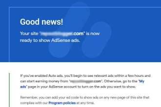 get google adsense approval for your website or blog