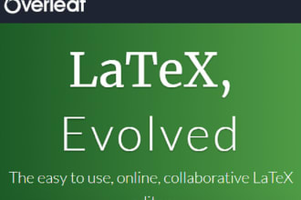 convert any document and tables into  overleaf latex and pdf