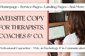 write SEO website copy for your therapy or coaching practice