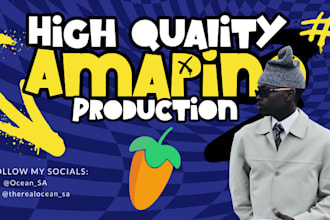 produce club amapiano for you