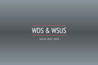 install and configure windows server update services wds,