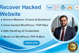fix hacked website, remove malware, viruses and secure your wordpress site