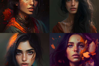 create ai generated art, portraits or character for you