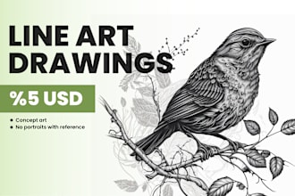 draw an illustration in a pen and ink style