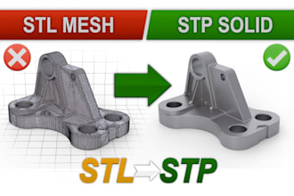 convert stl or obj into step file
