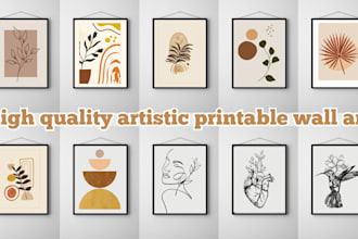 design artistic printable wall art,canvas wall mural  decal wallpaper for etsy