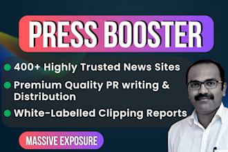 do a full cycle press release campaign to get you 400 plus live news links