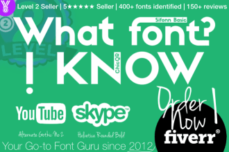 identify the font on anything or find font for you now