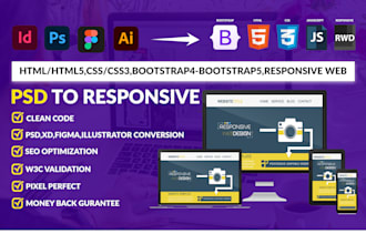 convert xd to html, psd to html, figma to html, sketch to html css bootstrap