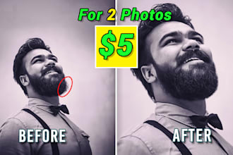 remove beard stray hairs, flyaway, fill hair gap