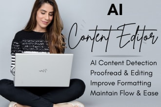 detect and edit ai generated content