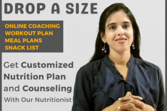 be your nutritionist and create a diet plan that will help whole life
