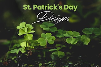 design st patricks day posters and cover designs