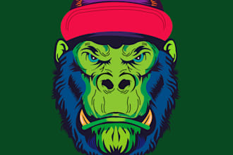 design a avatar cartoon and vector illustration