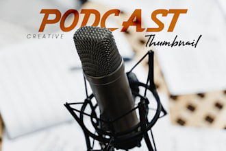create special podcast thumbnail designs