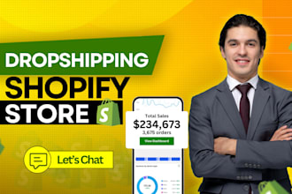 build shopify store desgin, clone,dropshipping,or redesign shopify website