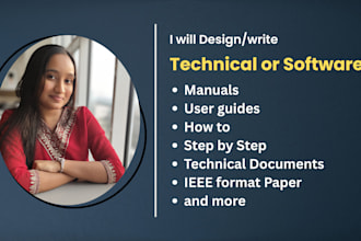create user manuals, documentation and technical content