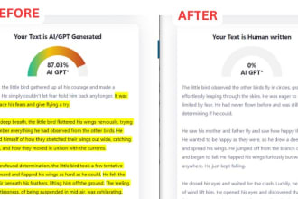 professionally rewrite , edit , and humanize your ai content