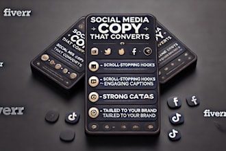 write you engaging and converting social media copy