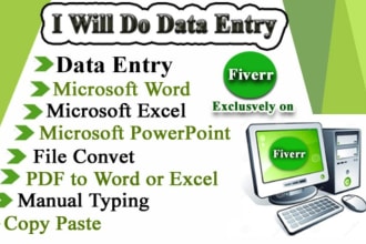 do data entry on google docs